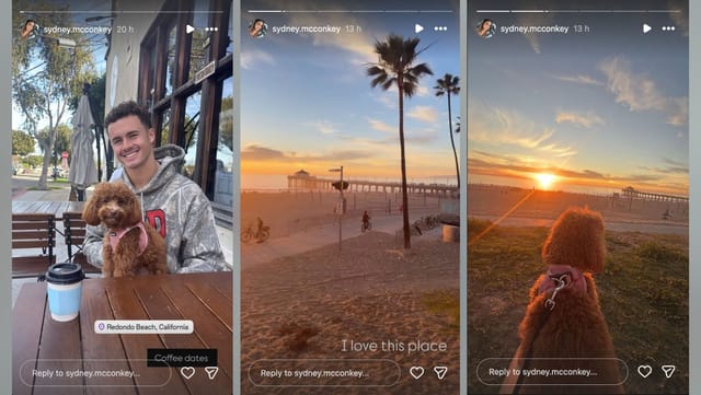 Ladd McConkey’s wife Sydney embraces laid-back California life (Image Source: instagram/sydney.mcconkey)