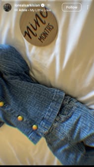 Steve Sarkisian’s wife Loreal Sarkisian puts baby Amays in designer denim suit as ex-track and field star celebrates major milestone 2