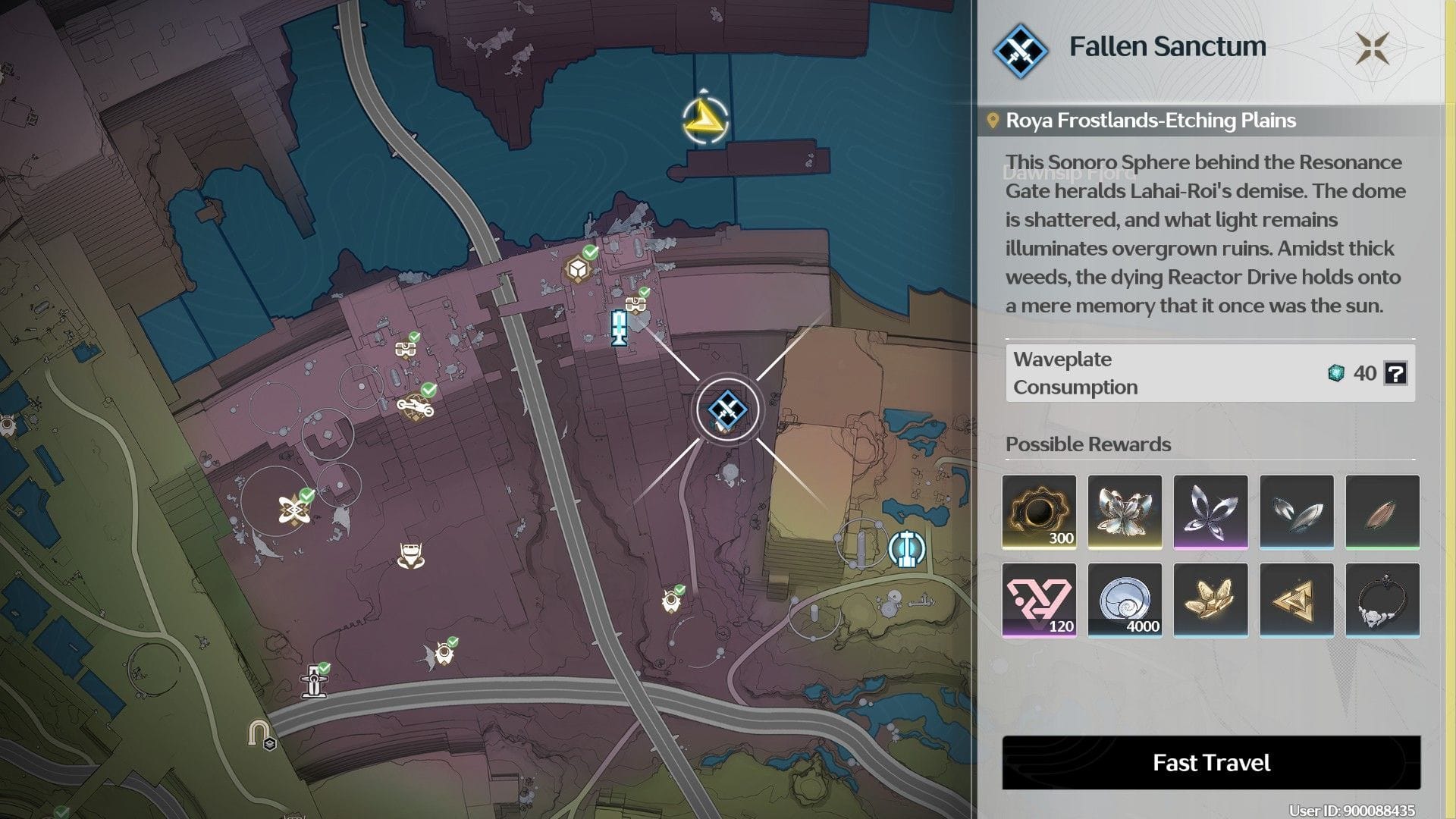 Reactor Husk location (Image via Kuro Games)