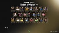 The Team of the Week (Image via EA Sports)