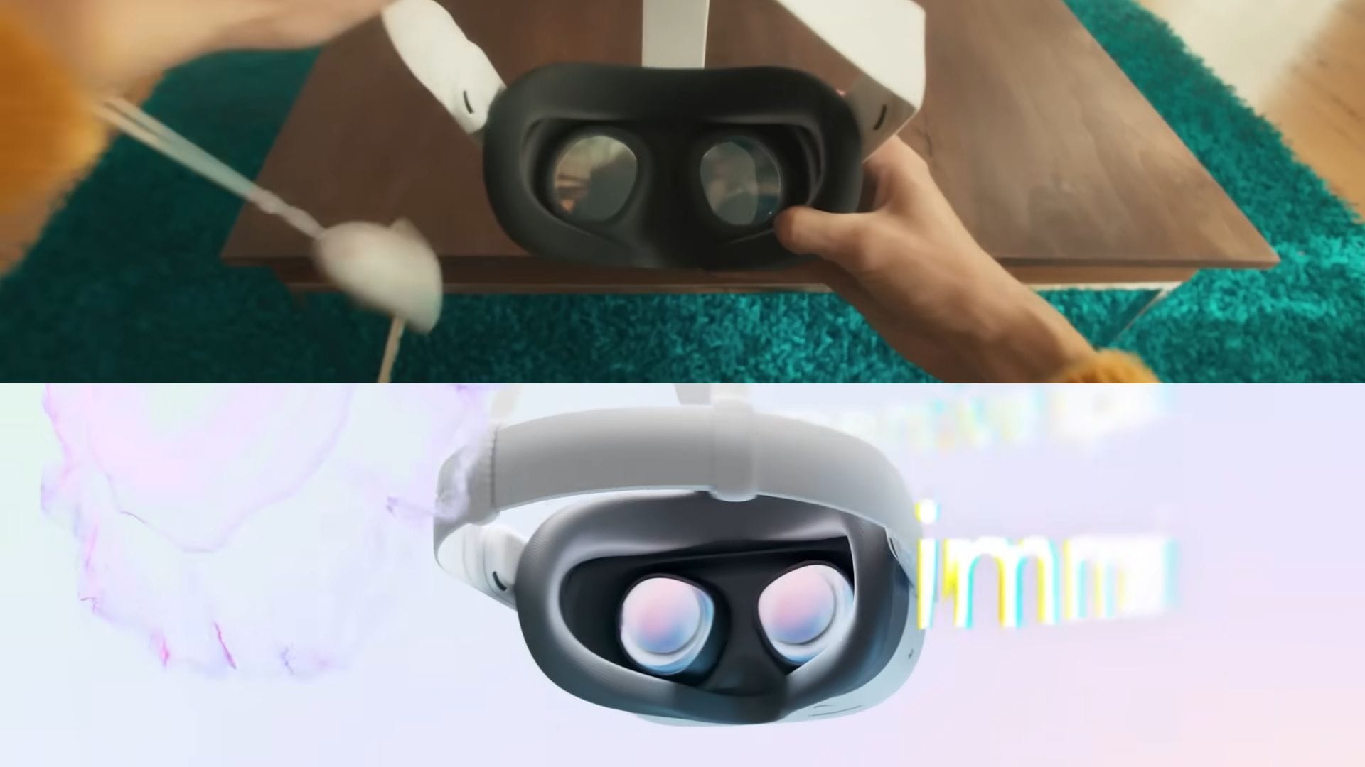 Lentes Quest 3 vs Meta Quest 3S (imagem via Meta)