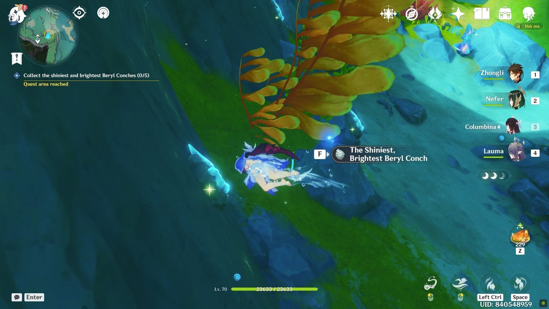 Talk to the Melusine (Image via HoYoverse)