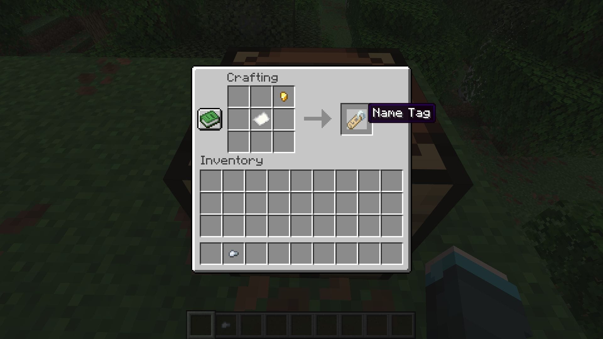 Players can now create in-game name tags to rename monsters or items of their choice (Image via Sportskeeda Gaming || Mojang Studios)