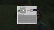 Players can now create in-game name tags to rename monsters or items of their choice (Image via Sportskeeda Gaming || Mojang Studios)