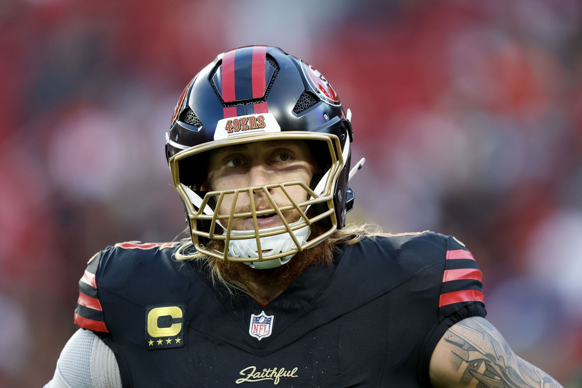 San Francisco 49ers TE George Kittle – NFL 2025 – Zdroj: Getty