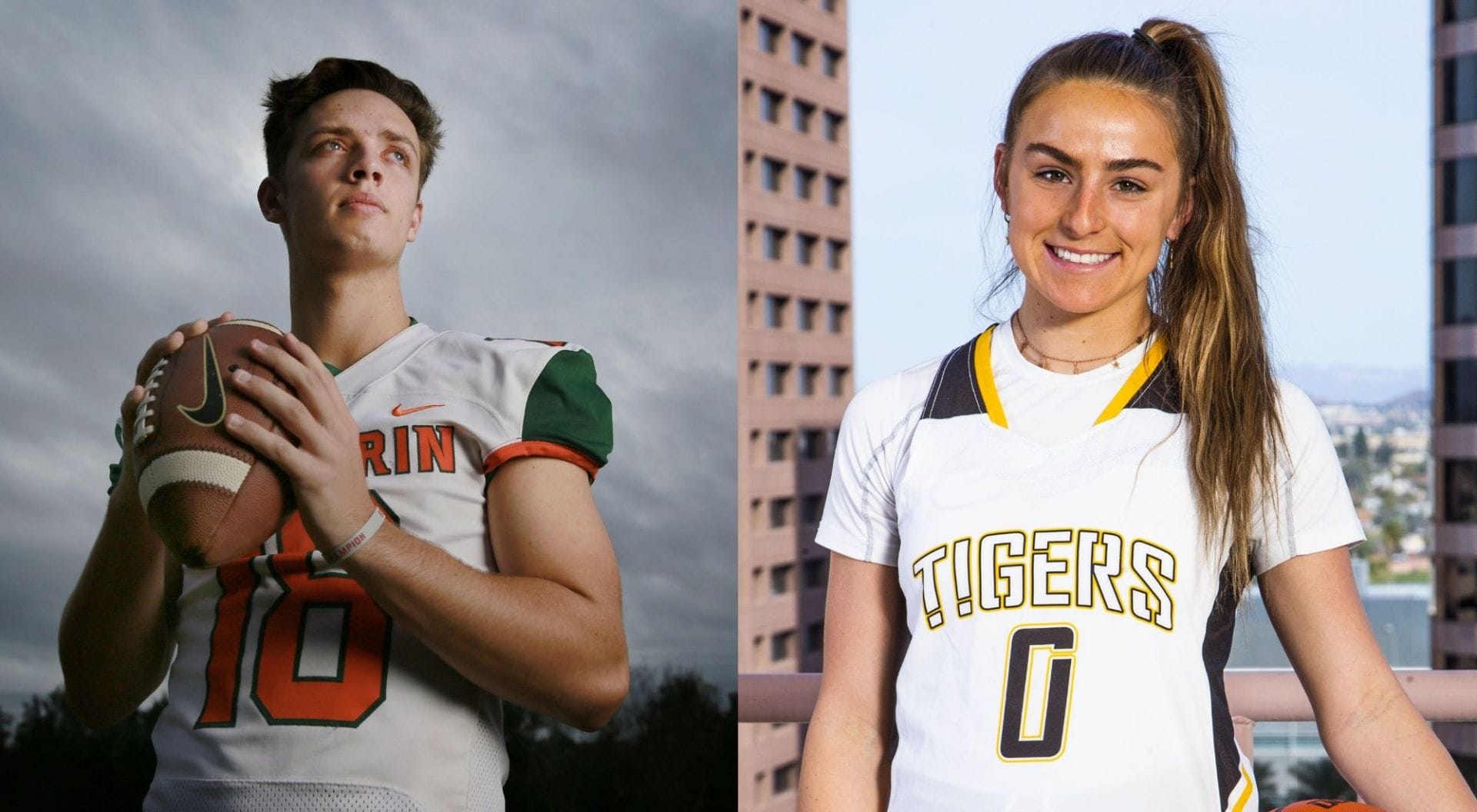 Carson Beck and Hanna Cavinder 