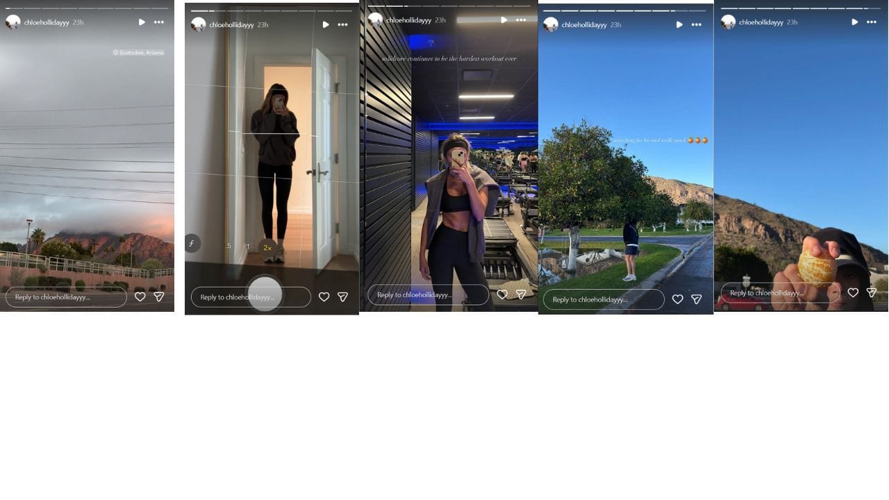 (Zdroj obrázka - @chloehollidayyy/Instagram)