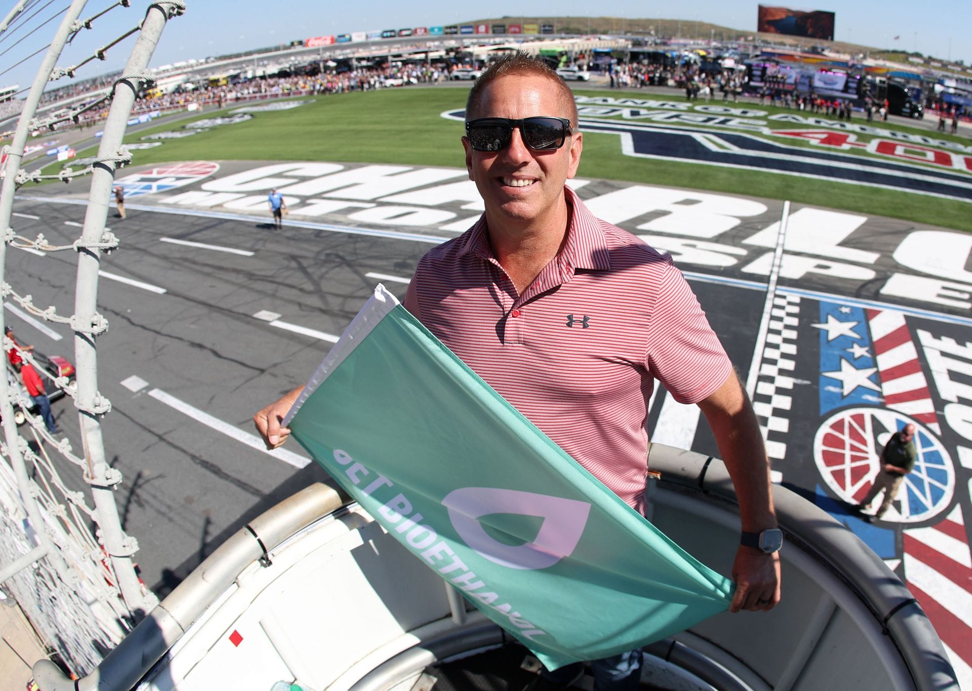 Greg Biffle at the Bank of America ROVAL 400 before the NASCAR Cup Series. Source: Getty