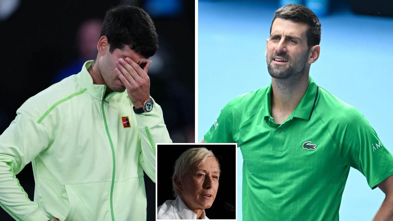 Martina Navratilova awestruck by Novak Djokovic's 'class' act with Carlos Alcaraz after Australian Open controversy