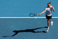 Alexander Zverev in action against Carlos Alcaraz (not in picture) in the men's singles semifinals at the 2026 Australian Open (Source: Getty)