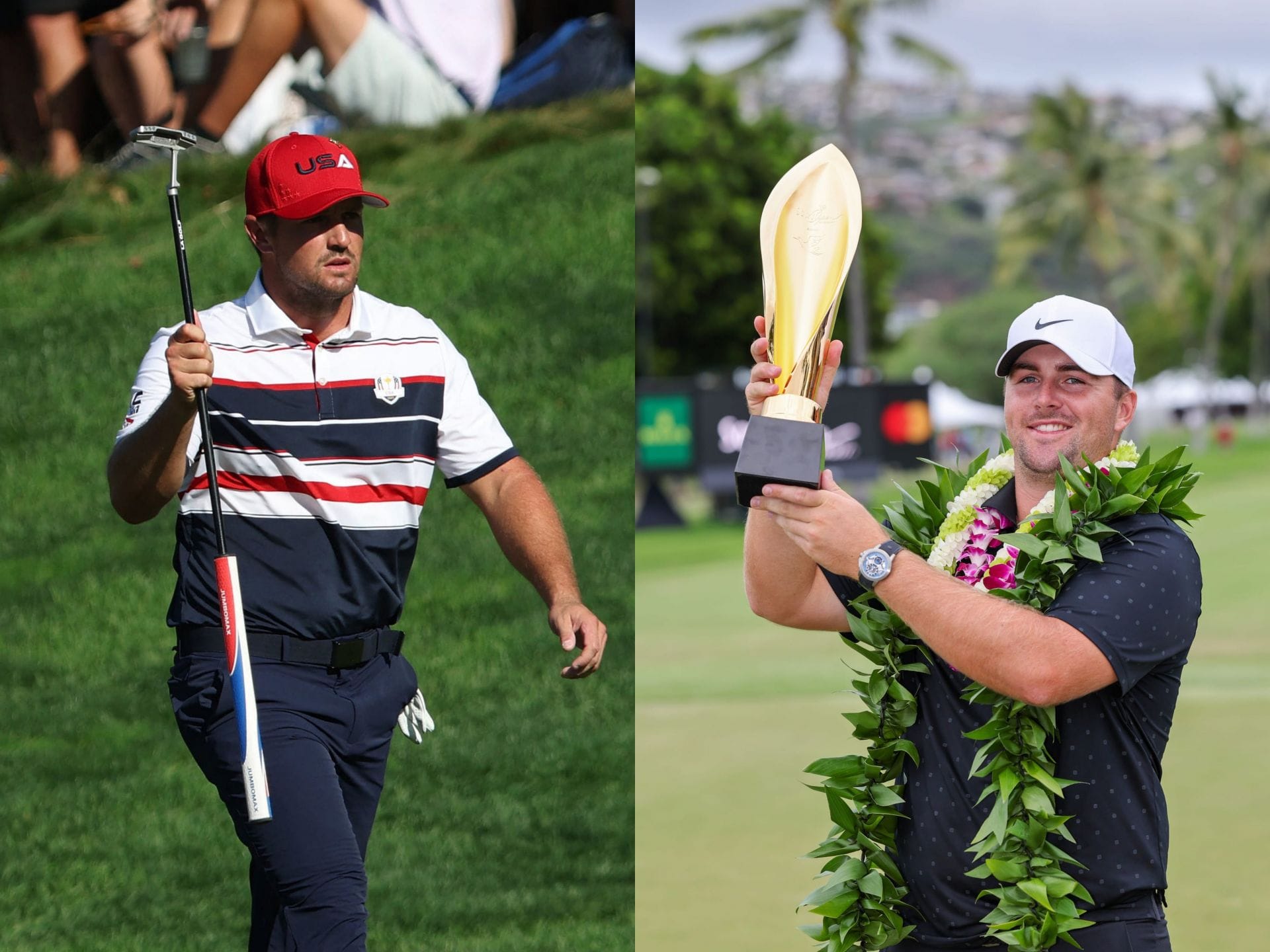 Bryson DeChambeau and Chris Gotterup (Image via Imagn)