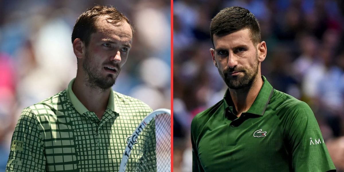Novak Djokovic cautioned by Daniil Medvedev after Australian Open 4R opponent's no-show withdrawal
