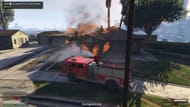 One of seven firefighter jobs in GTA Online (Image via Sportskeeda Gaming || Rockstar Games)