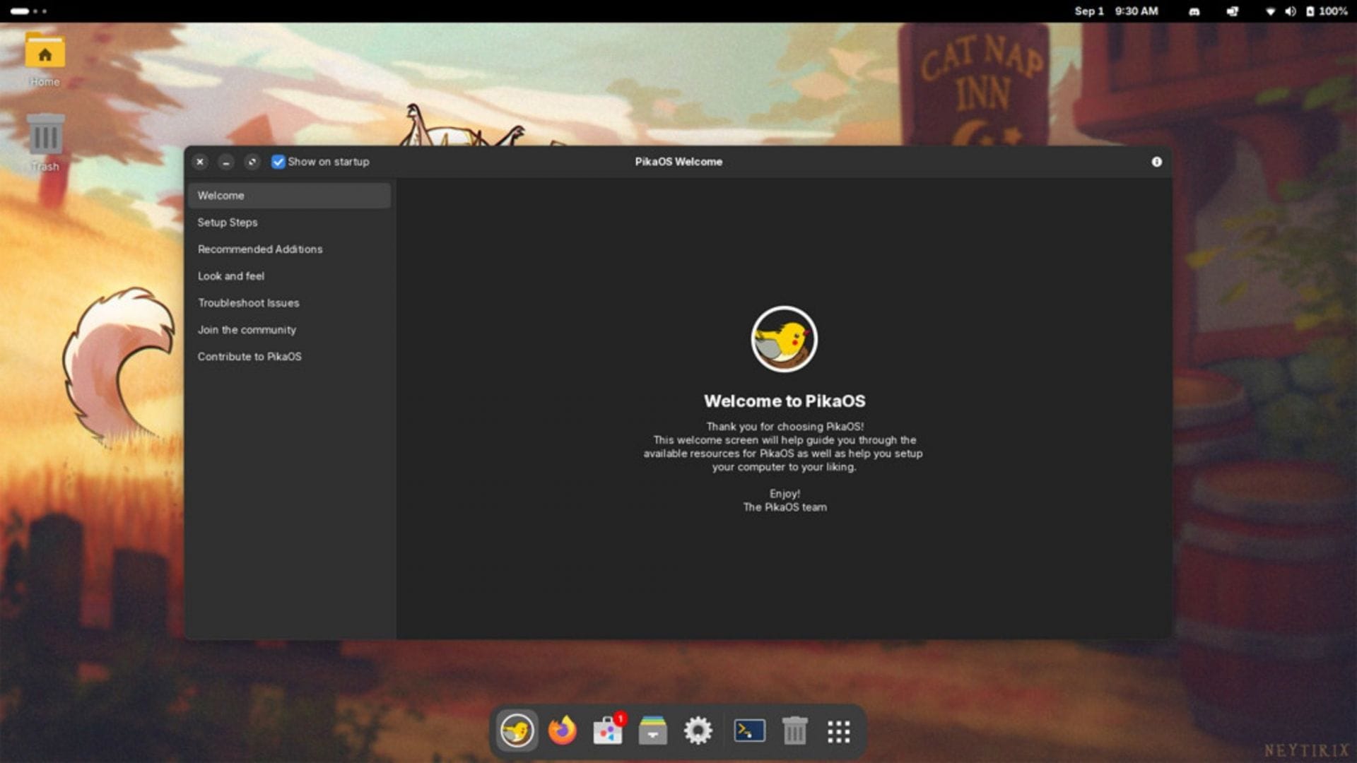 PikaOS Gnome Edition (Image via PikaOS Team)