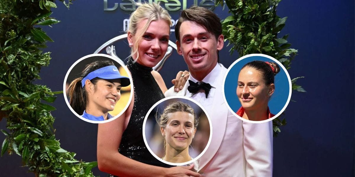 "Kate Middleton vibes" - Emma Raducanu, Eugenie Bouchard, Marta Kostyuk swoon over Alex de Minaur's fianceé Katie Boulter's Australian Open glam-up
