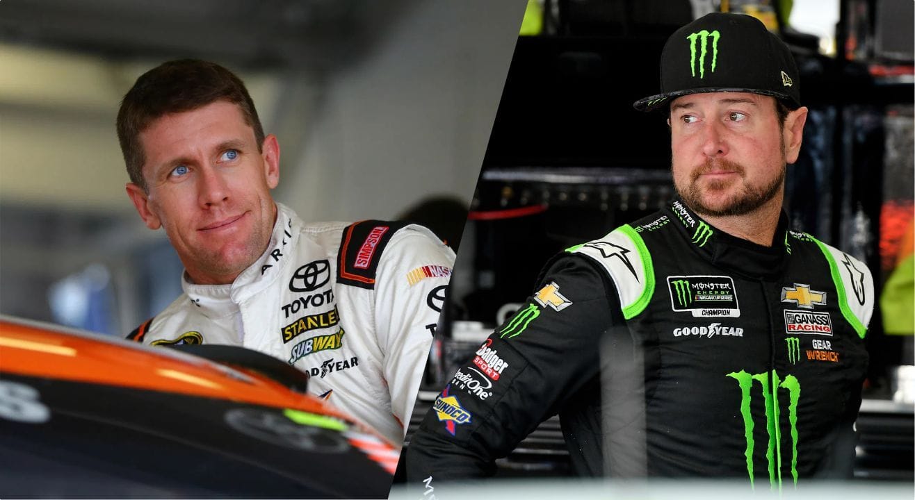 “He paved the way for me at Roush”: Carl Edwards honors his ‘hard-nosed competitor’ Kurt Busch after NASCAR HOF honors&nbsp;