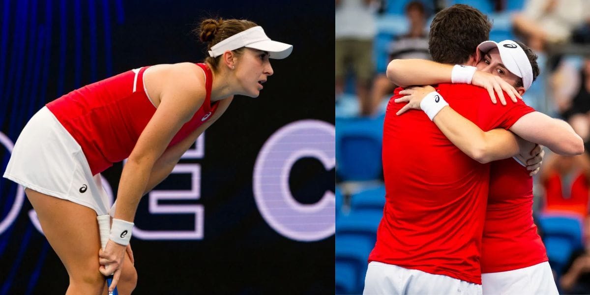 WATCH: Belinda Bencic breaks down in Stan Wawrinka's arms after United Cup final heartbreak despite stunning Swiatek win