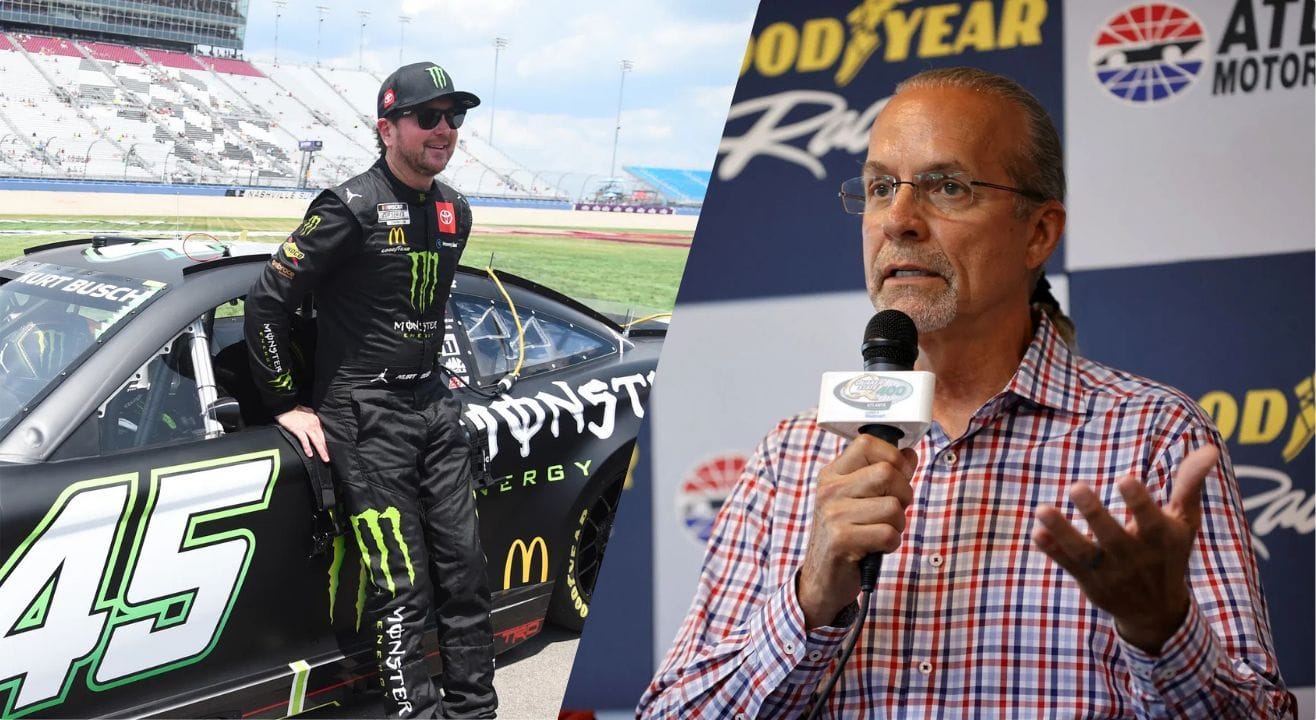 “I always envisioned that with Adam”: Kyle Petty makes an emotional admission about Kurt Busch’s win in the No. 45 car&nbsp;