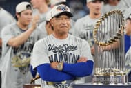 Dave Roberts celebrates after winning the 2025 World Series - Source: Getty