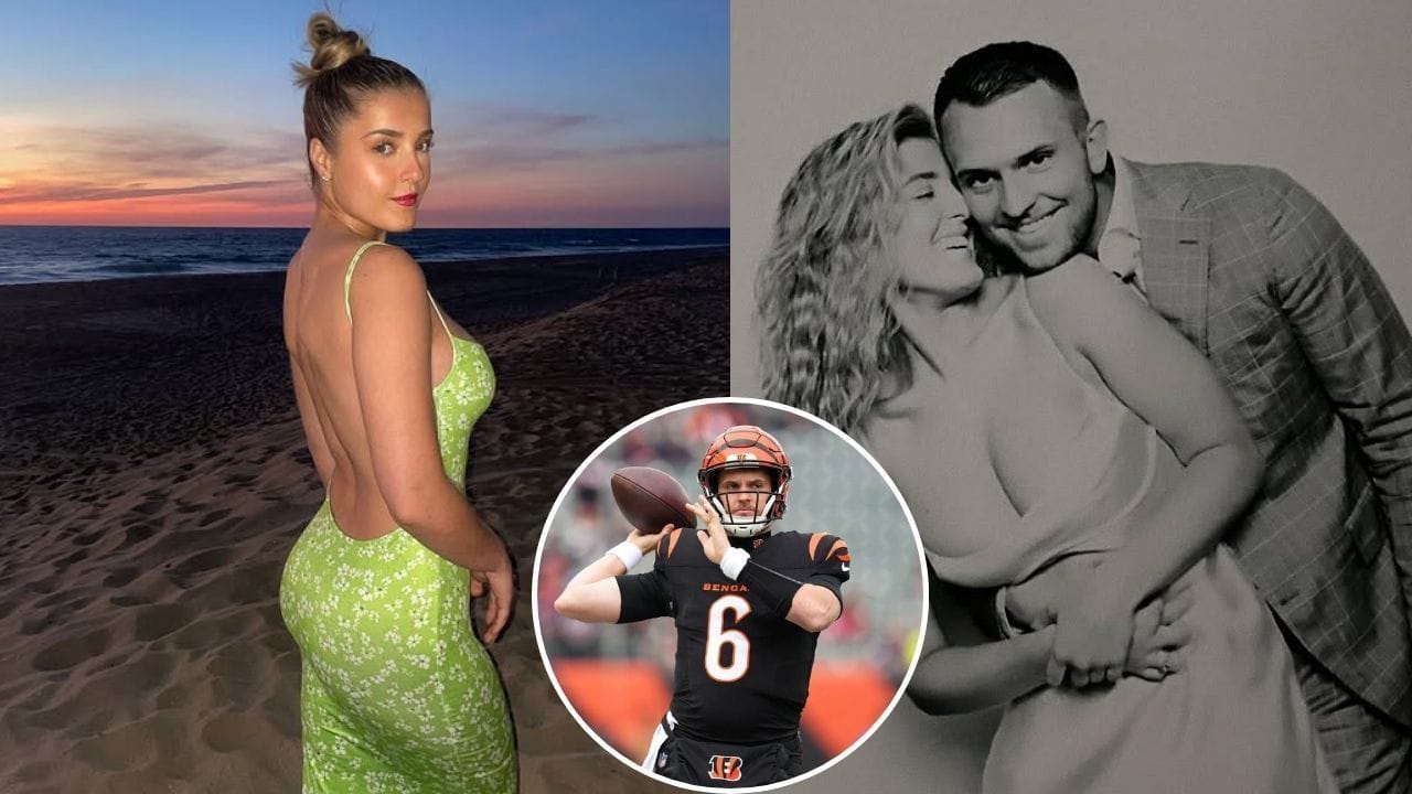 &ldquo;I&rsquo;m gonna cry&rdquo;: Jake Browning&rsquo;s fianc&eacute;e Stephanie Niles dons orange catsuit to cheer for Bengals last time &ldquo;ever&rdquo;