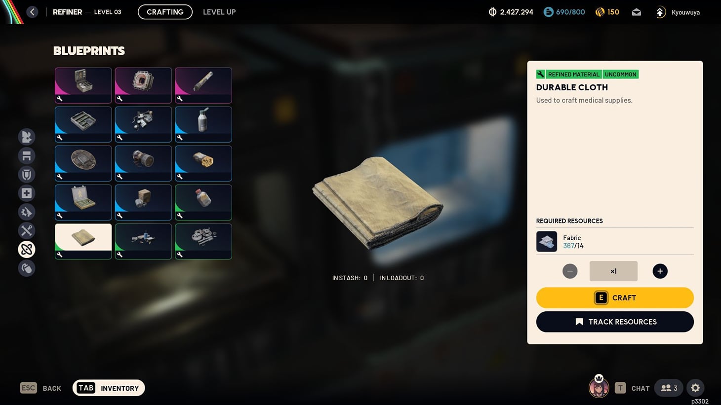 Where to find Durable Cloth in ARC Raiders