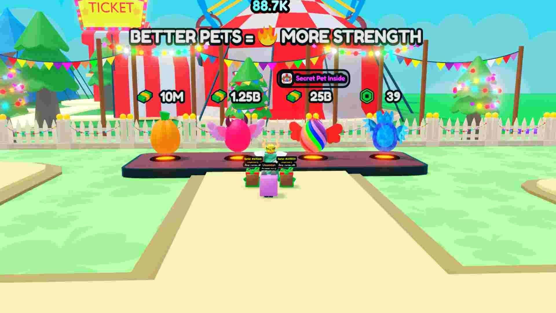 Hatch eggs to obtain pets - Source: Roblox