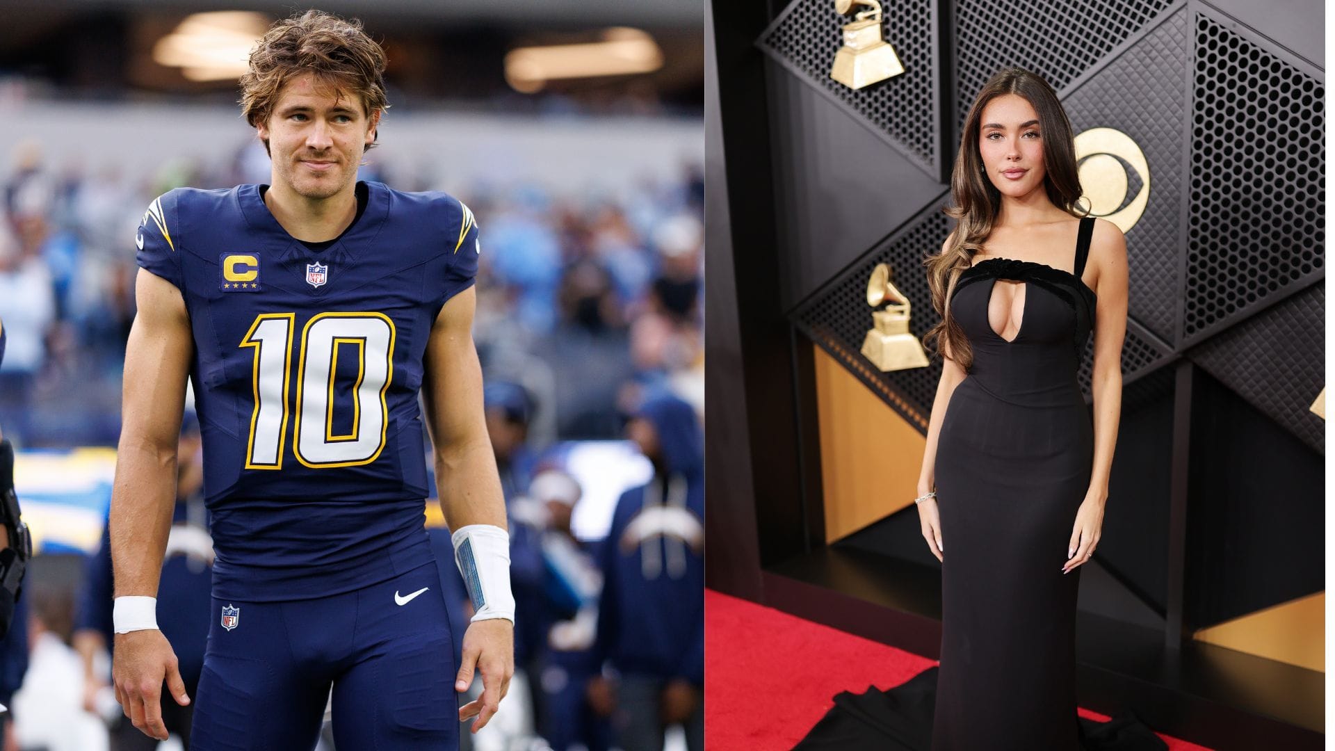 Justin Rundle Madison PIC: Justin Herbert’s GF Madison Beer drops mirror selfie in all-gray ...