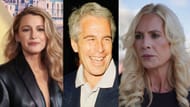 From L to R: Blake Lively, Jeffrey Epstein, and Sigrid McCawley (Image via Getty Images)