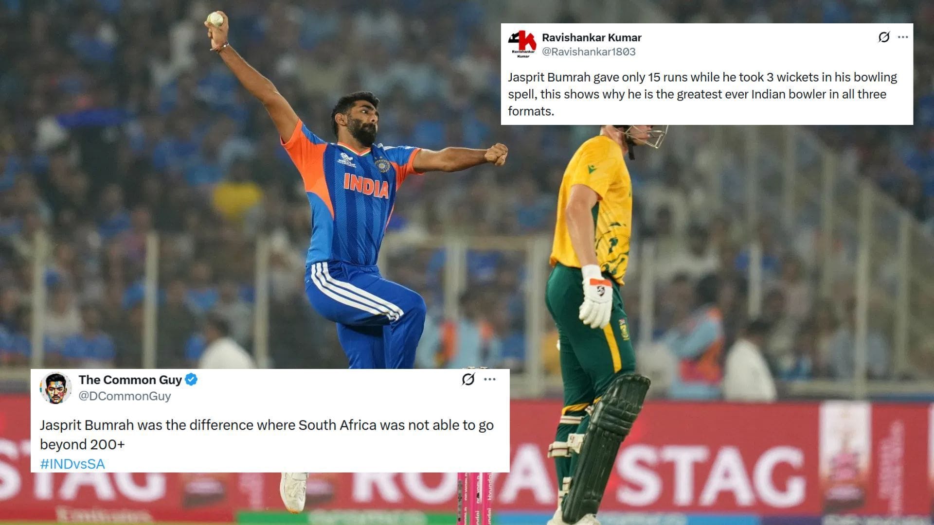 "India's diamond delivers again" - Fans laud Jasprit Bumrah for ...