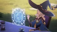 Witch "B" is using her Scryglass (Image via HoYoverse)