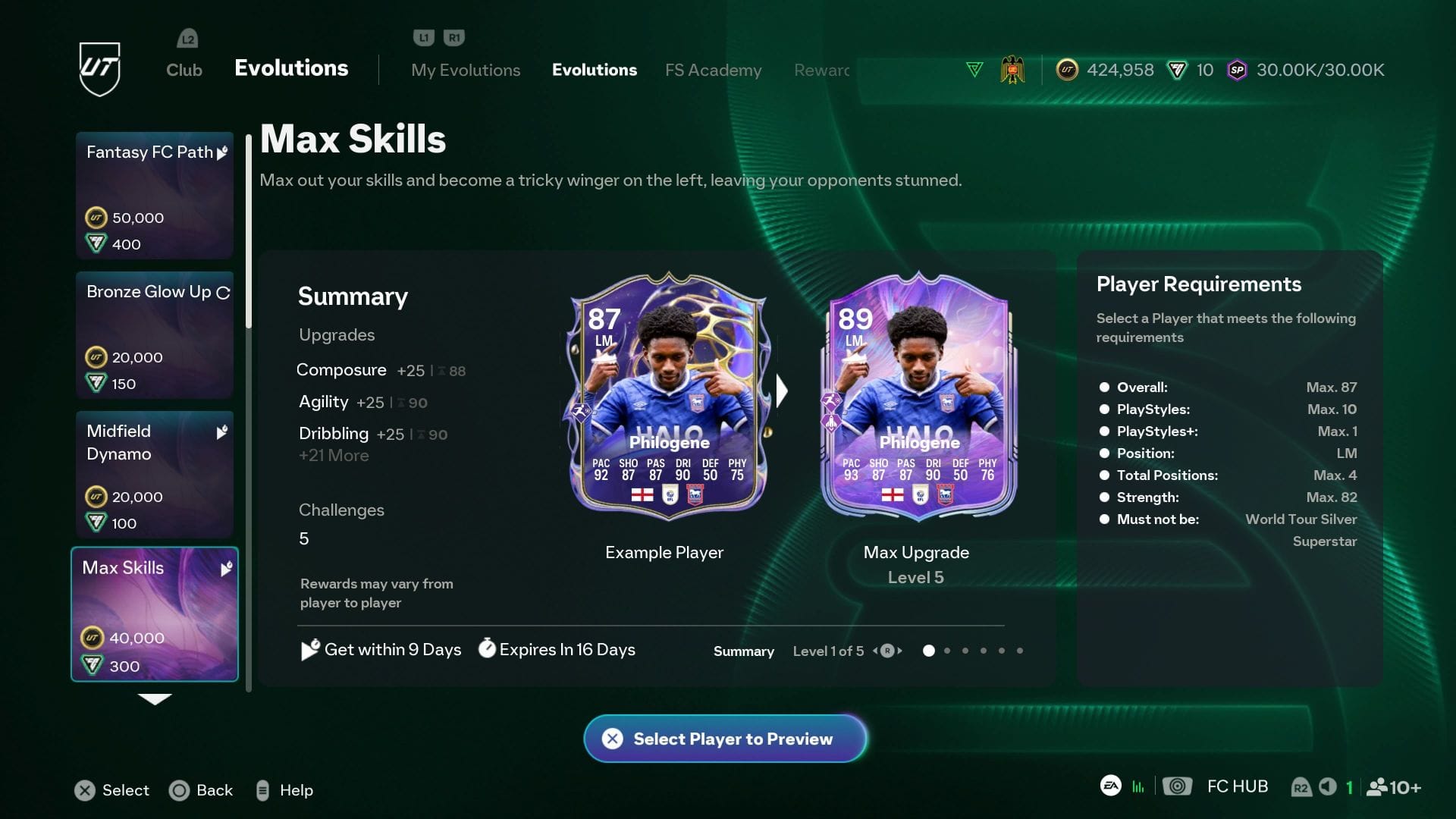 The requirements (Image via EA Sports)