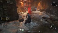 Follow the path to your left from this bonfire (Image via Koei Tecmo || YouTube@WoW Quests)
