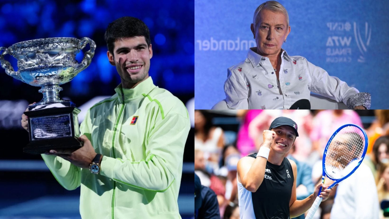 Martina Navratilova, Iga Swiatek & tennis world stunned beyond words after Carlos Alcaraz's historic Australian Open 2026 win