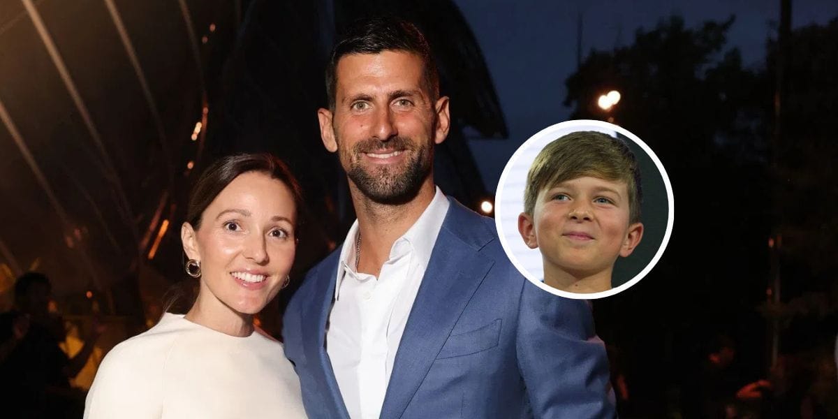 PICTURE: Novak Djokovic's son Stefan steals the show as he turns photographer for dad & mum Jelena during Winter Olympics visit