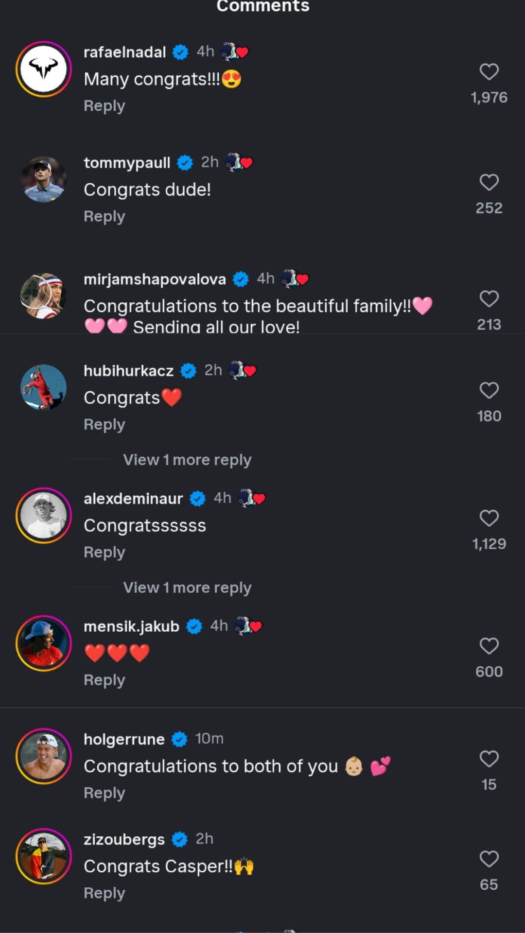 via @casperruud on Instagram 