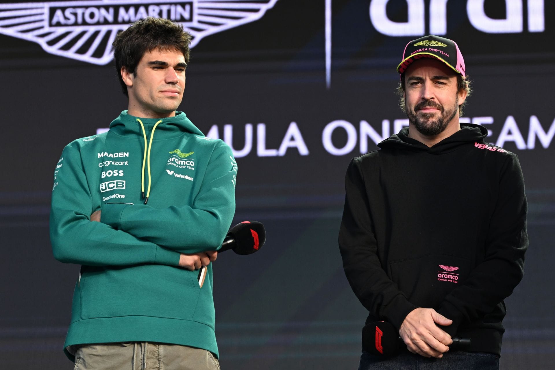 Fernando Alonso and Lance Stroll at the 2025 Las Vegas Grand Prix - Picture: Getty