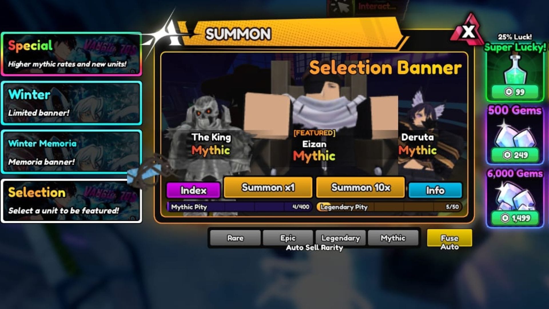 Eizan in the Selection Banner (Image via Roblox)