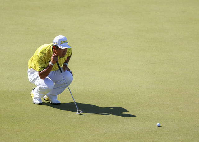 Hideki Matsuyama at the WM Phoenix Open (Image Source: Imagn)
