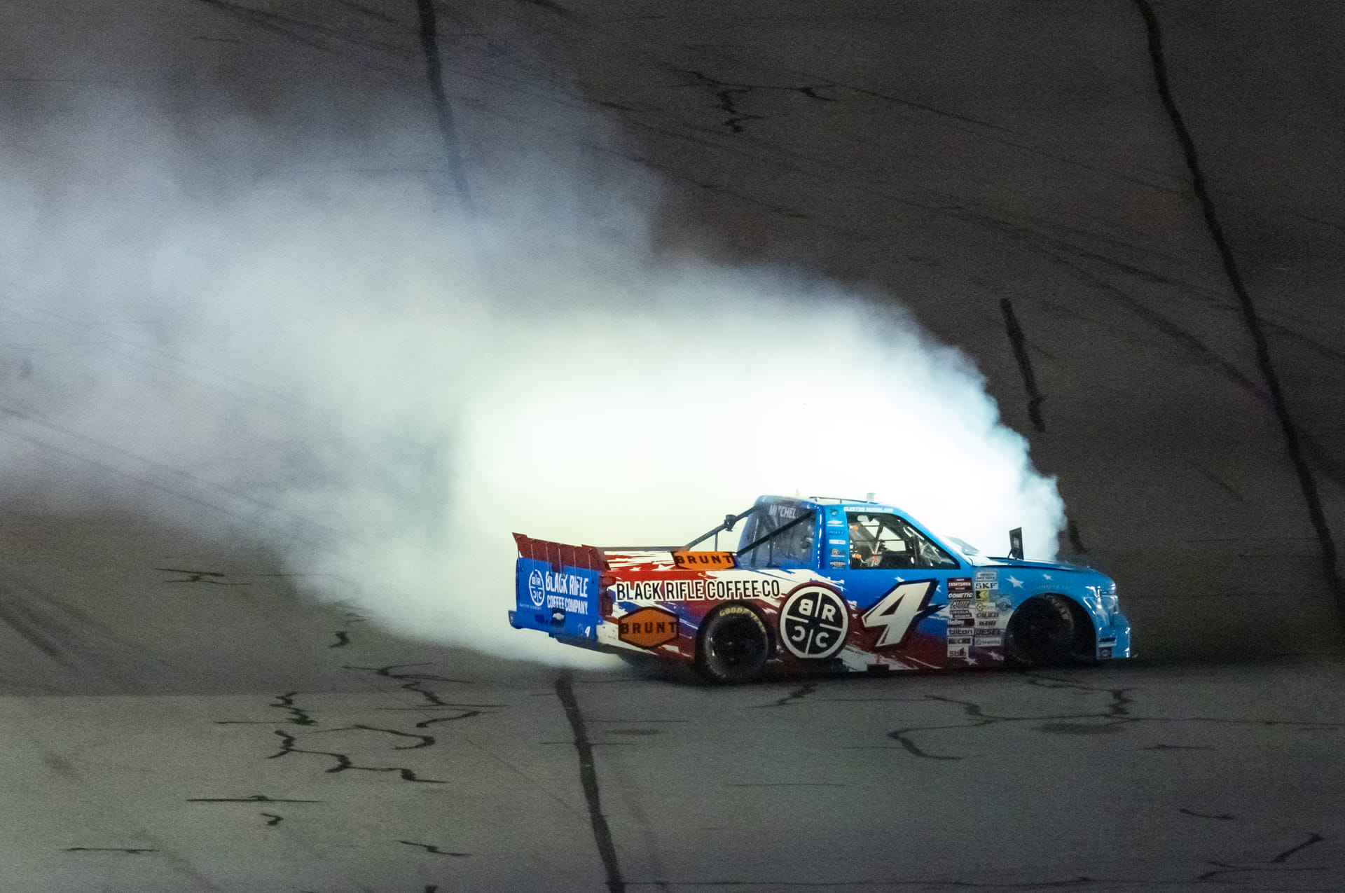 Watch: Cleetus McFarland crashes out just six laps into his NASCAR Truck Series debut