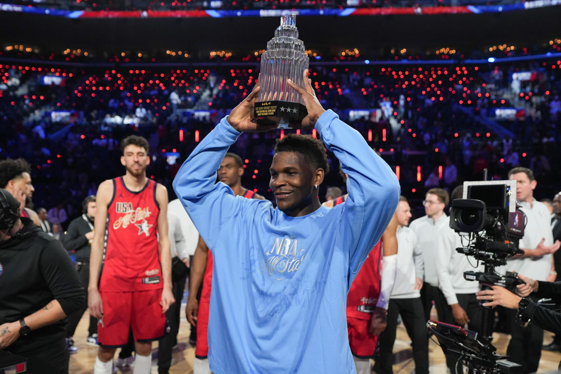 Should the Timberwolves be worried about Anthony Edwards? (Photo: IMAGN)