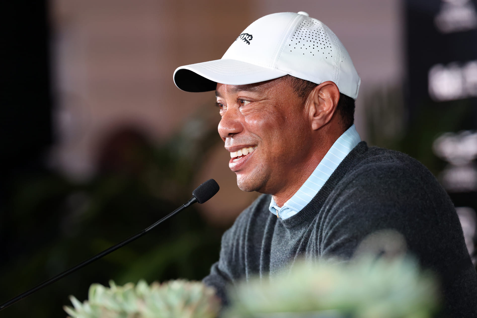 PGA: Tiger Woods Press Conference - Source: Imagn