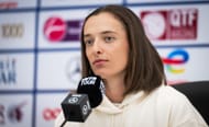 Iga Swiatek at Qatar Open 2026 press conference (Source: Getty)
