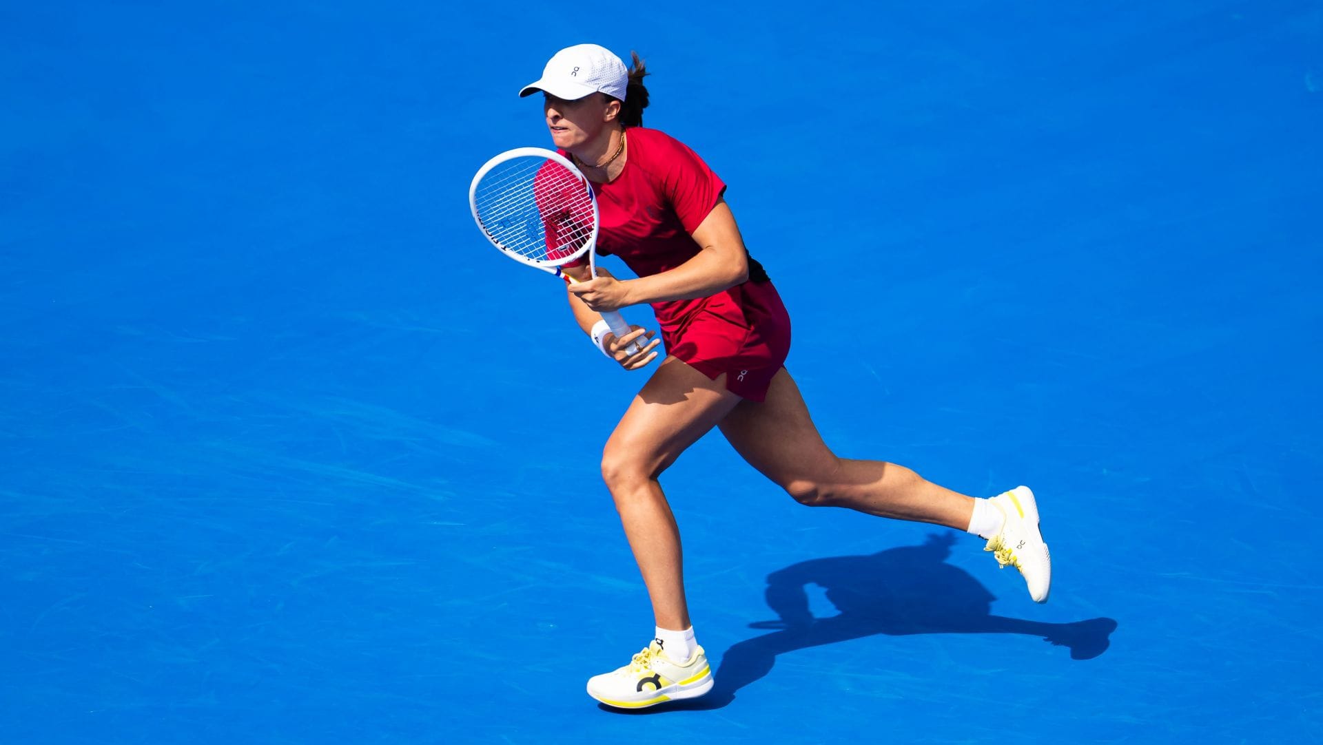 Swiatek at the Qatar TotalEnergies Open (Image Source: Getty)