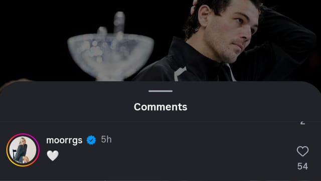 Taylor Fritz's girlfriend Morgan Riddle consoles him with sweet message ...