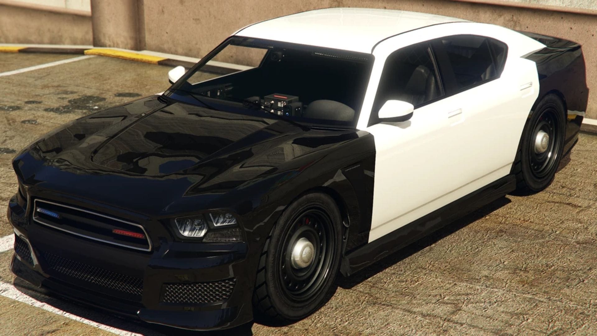 GTA 6 ऑनलाइन पुलिस वाहनों में बफ़ेलो एस क्रूज़र (रॉकस्टार गेम्स के माध्यम से छवि || GTA विकी)