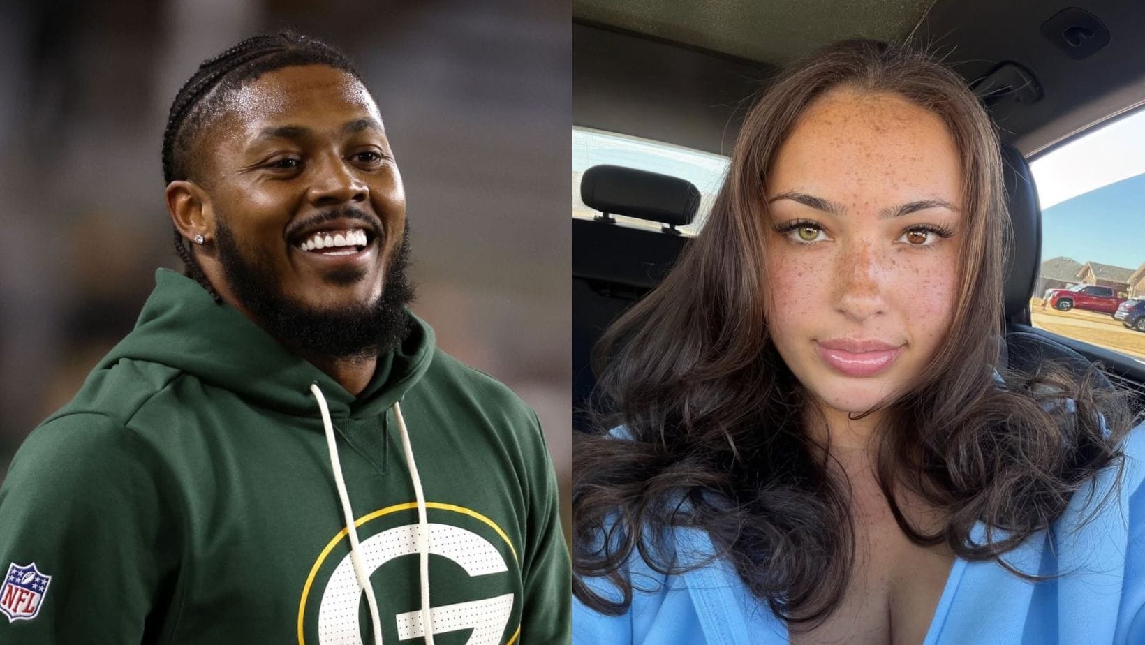Josh Jacobs makes feelings clear on marrying new GF Ash Kash (Image Credit: GETTY, Kash/IG)