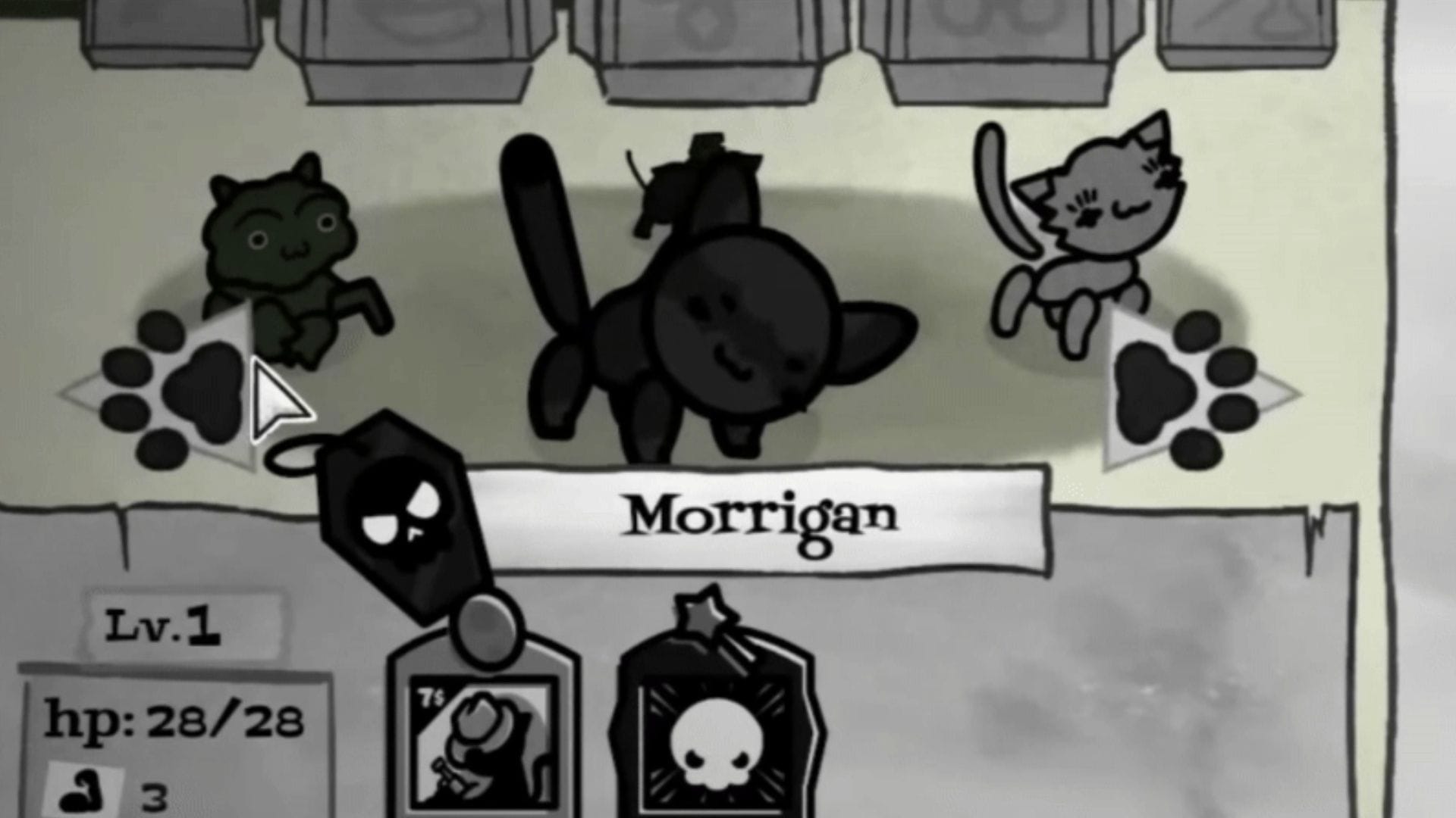 Necromancer (images from Vivien Voss, Edmund McMillen, Tyler Glaiel, mewgenics.wiki)