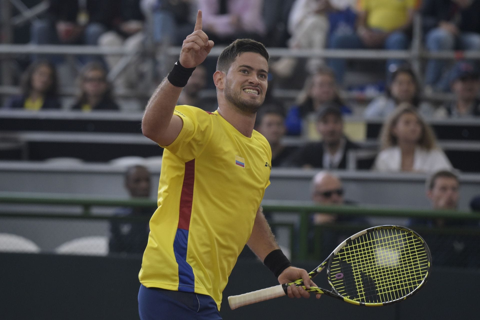 Mejia at the 2023 Davis Cup (Image Source: Getty)