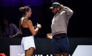 Sabalenka and Frangulis at the WTA Finals 2025 (Image Source: Getty)