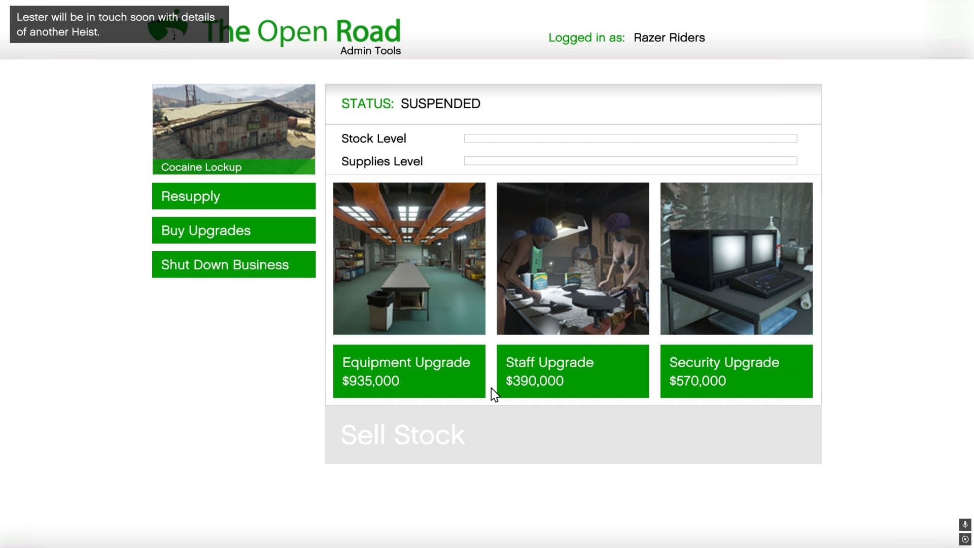 These upgrades will increase the productivity of your inventory (Image via Sportskeeda Gaming || Rockstar Games)